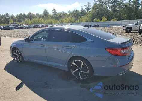 2022 Honda Accord Hybrid Sport from USA, damaged, VIN 1HGCV3F2XNA037925
